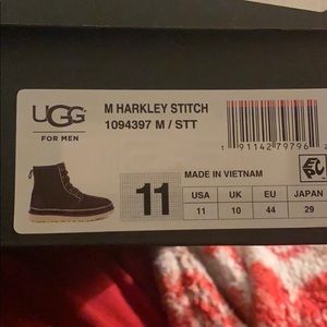 UGG Harkley stitch boots